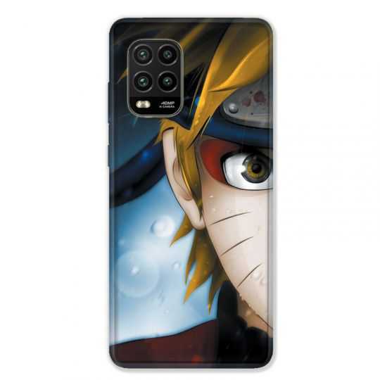 Coque pour Xiaomi Mi 10 Lite 5G - Manga Naruto blanc