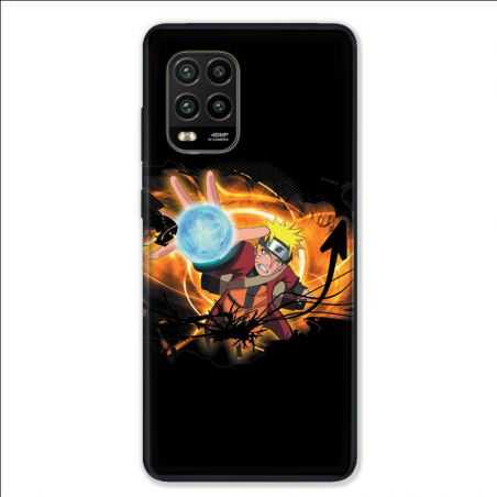 Coque pour Xiaomi Mi 10 Lite 5G - Manga Naruto noir