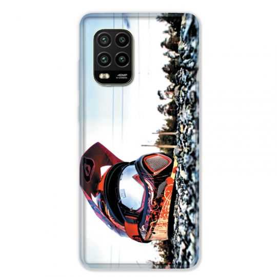 Coque pour Xiaomi Mi 10 Lite 5G - Moto Casque Cross