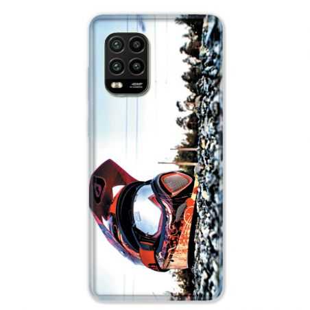 Coque pour Xiaomi Mi 10 Lite 5G - Moto Casque Cross