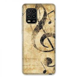 Coque pour Xiaomi Mi 10 Lite 5G - Musique clé sol vintage