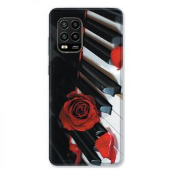Coque pour Xiaomi Mi 10 Lite 5G - Musique Rose Piano