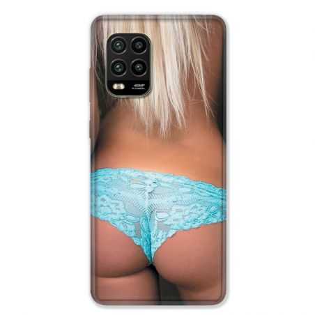Coque pour Xiaomi Mi 10 Lite 5G - Sexy tanga bleu