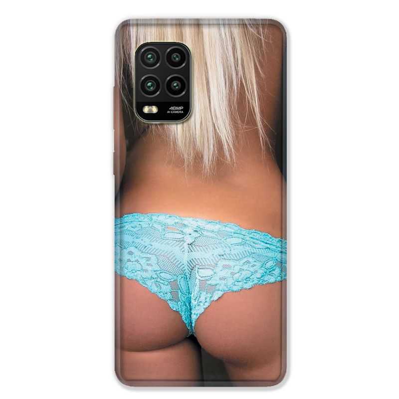 Coque pour Xiaomi Mi 10 Lite 5G - Sexy tanga bleu