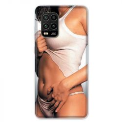 Coque pour Xiaomi Mi 10 Lite 5G - Sexy tee shirt blanc