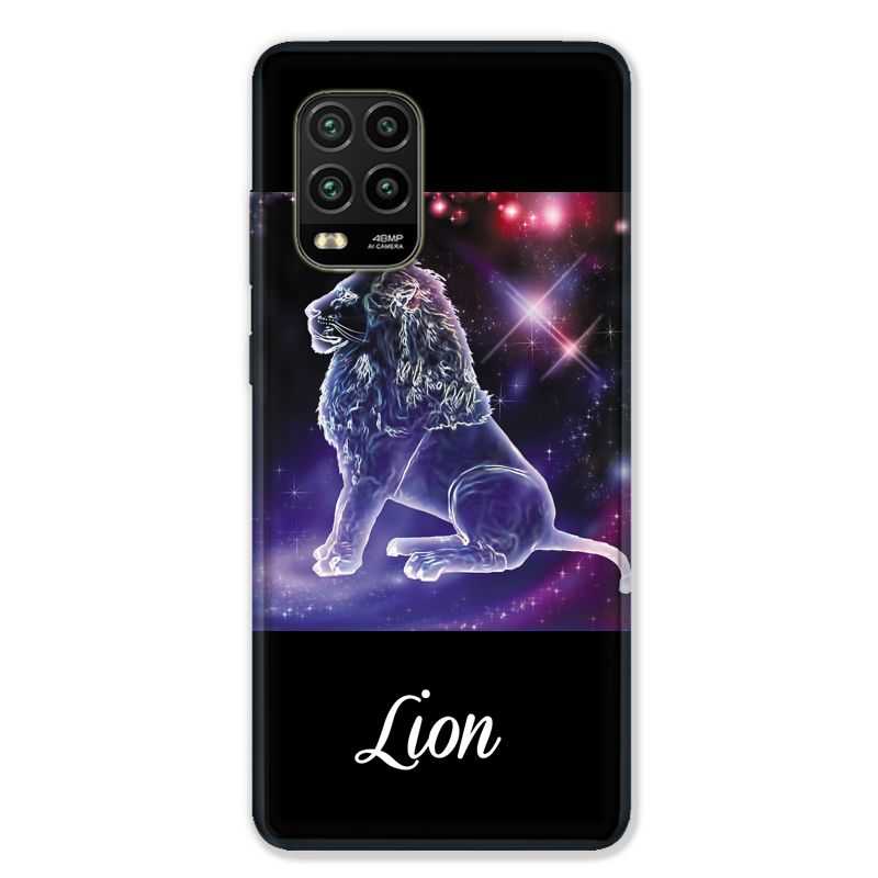 Coque pour Xiaomi Mi 10 Lite 5G - signe zodiaque 2 Lion
