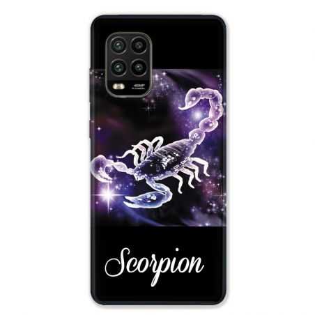 Coque pour Xiaomi Mi 10 Lite 5G - signe zodiaque 2 Scorpion