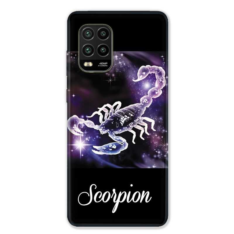 Coque pour Xiaomi Mi 10 Lite 5G - signe zodiaque 2 Scorpion
