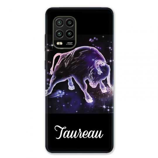 Coque pour Xiaomi Mi 10 Lite 5G - signe zodiaque 2 Taureau