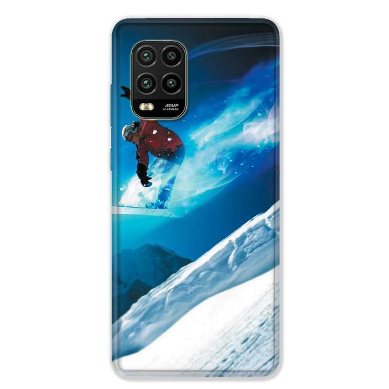 Coque pour Xiaomi Mi 10 Lite 5G - Snowboard saut