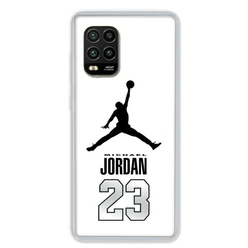 Coque pour Xiaomi Mi 10 Lite 5G - Jordan 23 Blanc