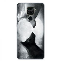 Coque pour Xiaomi Redmi Note 9 - Loup Duo