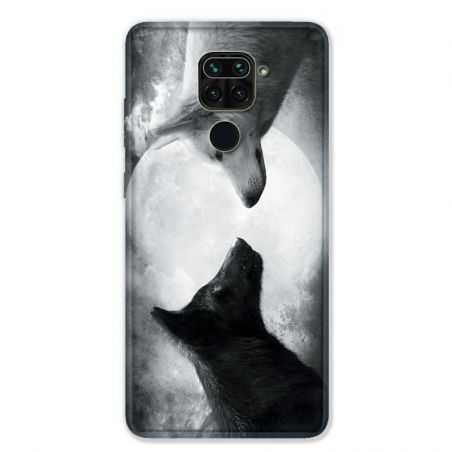 Coque pour Xiaomi Redmi Note 9 - Loup Duo