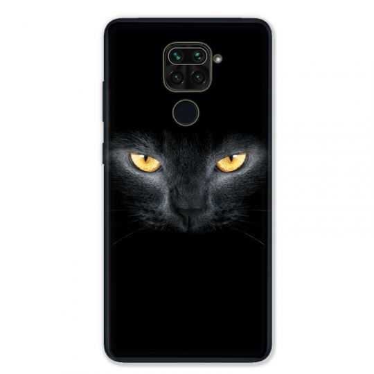 Coque pour Xiaomi Redmi Note 9 - Chat Noir