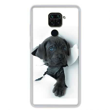 Coque pour Xiaomi Redmi Note 9 - Chien noir