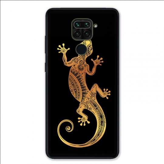 Coque pour Xiaomi Redmi Note 9 - Animaux Maori lezard noir