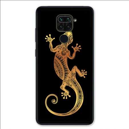 Coque pour Xiaomi Redmi Note 9 - Animaux Maori lezard noir