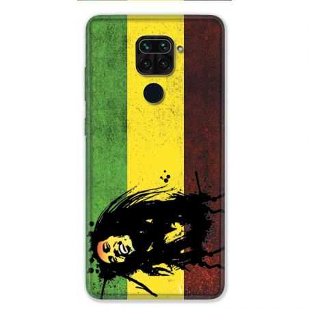 Coque pour Xiaomi Redmi Note 9 - Bob Marley Drapeau