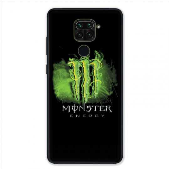 Coque pour Xiaomi Redmi Note 9 - Monster Energy Vert