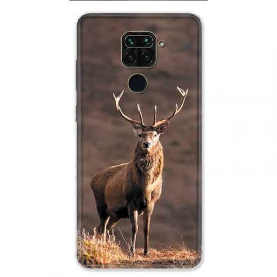 Coque pour Xiaomi Redmi Note 9 - chasse chevreuil Blanc