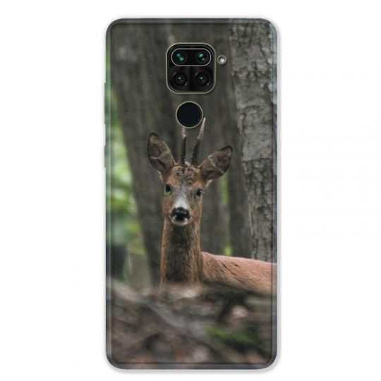 Coque pour Xiaomi Redmi Note 9 - chasse chevreuil Bois