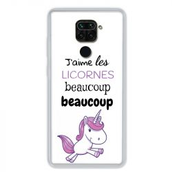 Coque pour Xiaomi Redmi Note 9 - Decale licornes
