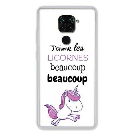 Coque pour Xiaomi Redmi Note 9 - Decale licornes