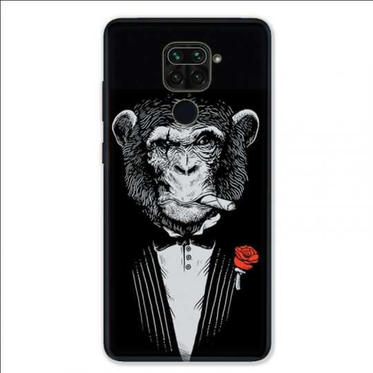 Coque pour Xiaomi Redmi Note 9 - Decale Singe Mafia