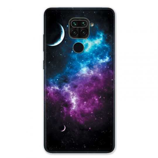 Coque pour Xiaomi Redmi Note 9 - Univers Bleu violet