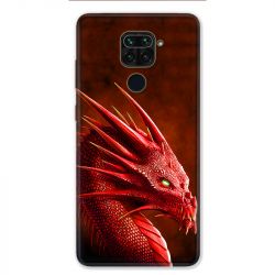 Coque pour Xiaomi Redmi Note 9 - Dragon Rouge
