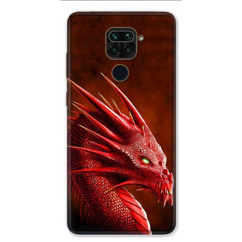 Coque pour Xiaomi Redmi Note 9 - Dragon Rouge