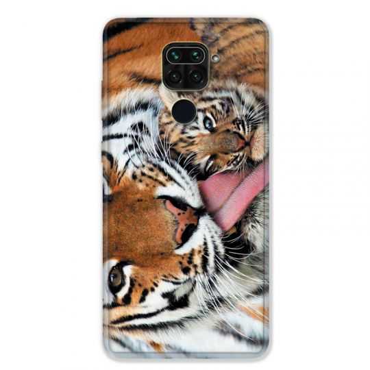 Coque pour Xiaomi Redmi Note 9 - bebe tigre