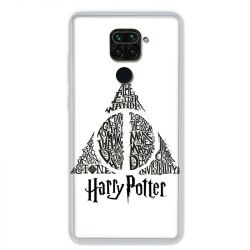 Coque pour Xiaomi Redmi Note 9 - WB License harry potter pattern triangle Blanc