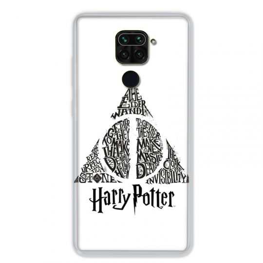 Coque pour Xiaomi Redmi Note 9 - WB License harry potter pattern triangle Blanc