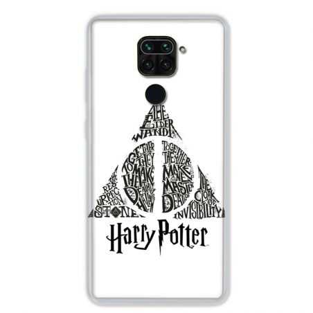 Coque pour Xiaomi Redmi Note 9 - WB License harry potter pattern triangle Blanc