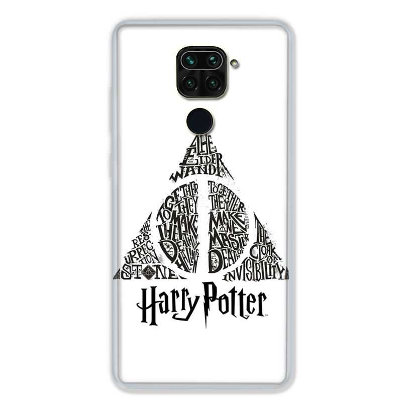 Coque pour Xiaomi Redmi Note 9 - WB License harry potter pattern triangle Blanc