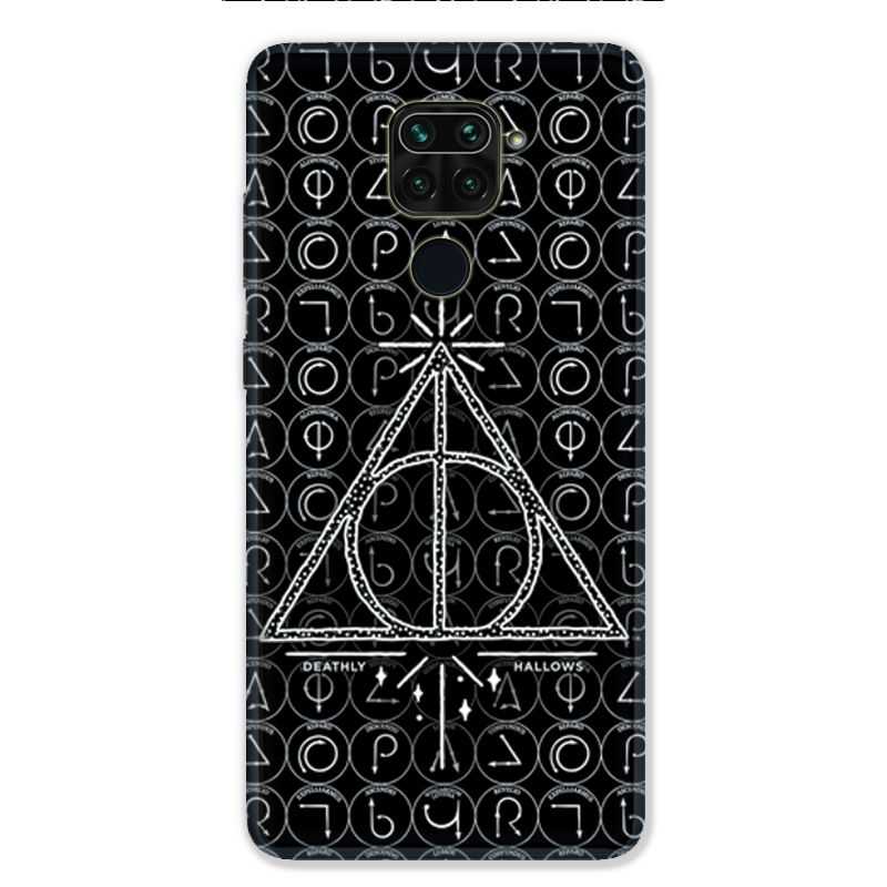 Coque pour Xiaomi Redmi Note 9 - WB License harry potter pattern triangle noir