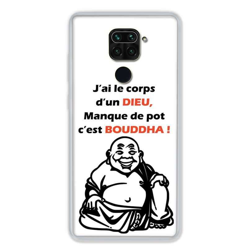 Coque pour Xiaomi Redmi Note 9 - Humour Bouddha