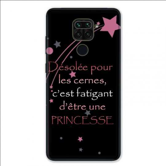 Coque pour Xiaomi Redmi Note 9 - Humour princesse