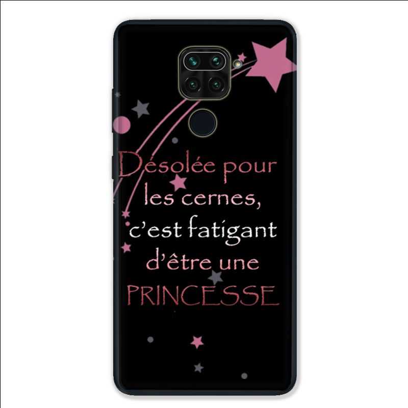 Coque pour Xiaomi Redmi Note 9 - Humour princesse
