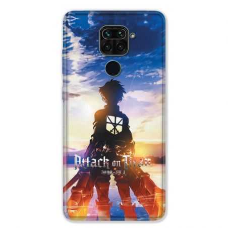 Coque pour Xiaomi Redmi Note 9 - Manga Attaque titans Soleil