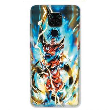 Coque pour Xiaomi Redmi Note 9 - Manga Dragon Ball Sangoku Blanc