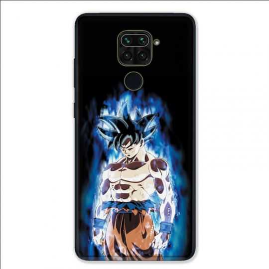 Coque pour Xiaomi Redmi Note 9 - Manga Dragon Ball Sangoku Noir