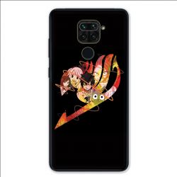 Coque pour Xiaomi Redmi Note 9 - Manga Fairy Tail Logo Noir