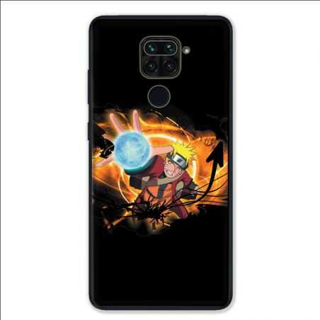 Coque pour Xiaomi Redmi Note 9 - Manga Naruto noir