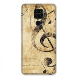 Coque pour Xiaomi Redmi Note 9 - Musique clé sol vintage