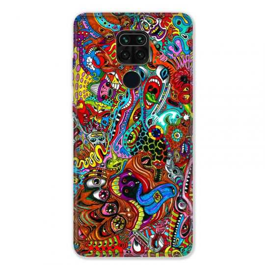 Coque pour Xiaomi Redmi Note 9 - Psychedelic Yeux