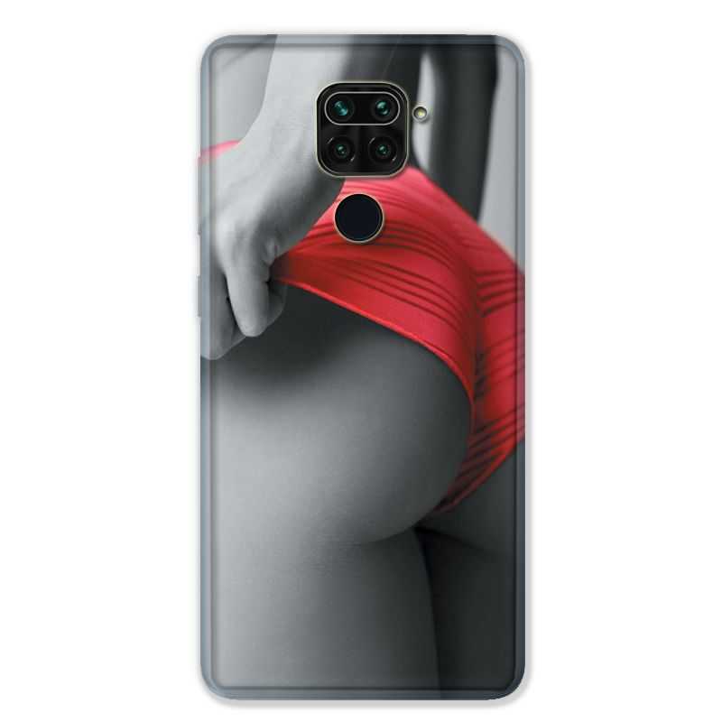Coque pour Xiaomi Redmi Note 9 - Sexy tanga rouge