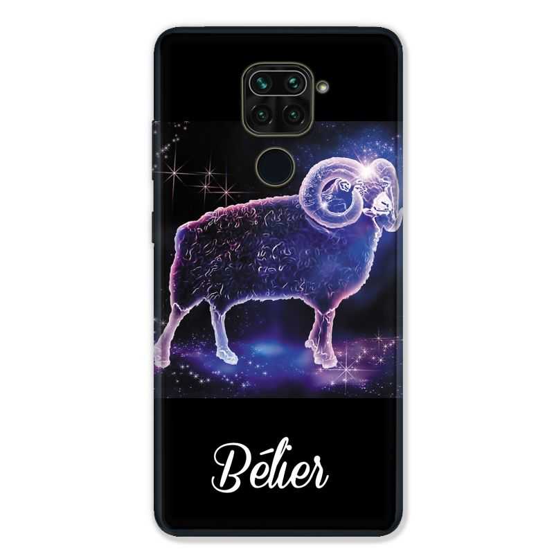 Coque pour Xiaomi Redmi Note 9 - signe zodiaque 2 Bélier