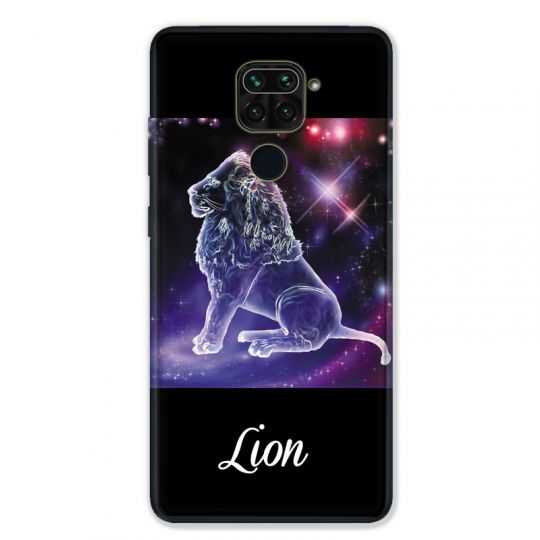 Coque pour Xiaomi Redmi Note 9 - signe zodiaque 2 Lion